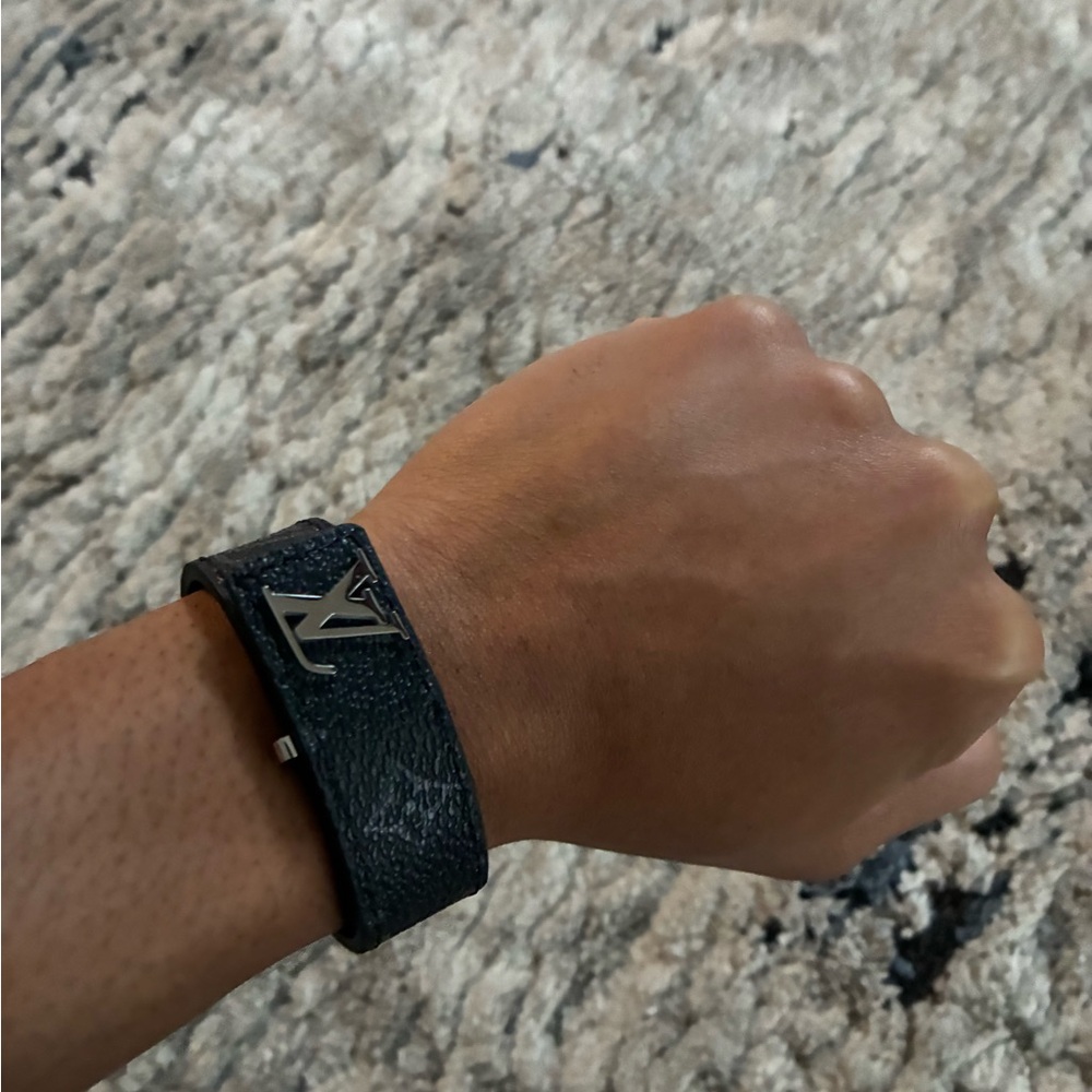 Black LV Bracelet